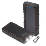 Hobest 12000mAh Waterproof Solar Power Bank With LED Flashlight Review