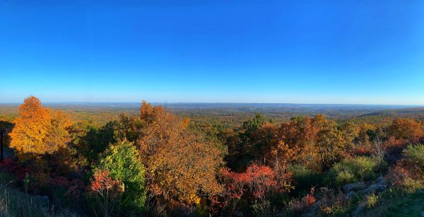 High Point State Park Overlook with Fall Foliage